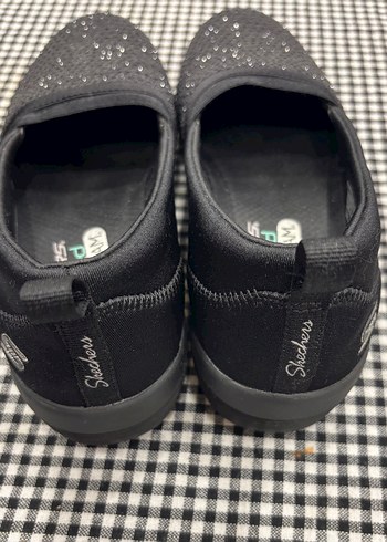 37 Beden siyah Renk Skechers-Taşlı Dolgu Topuklu Ayakkabı 37no