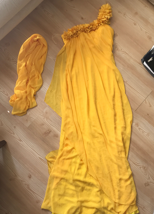 s Beden sarı Renk Helen elbise 