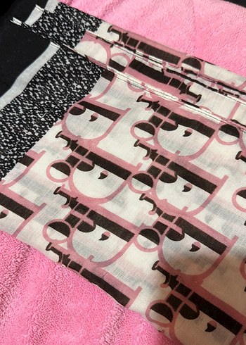 Örgü Dokulu Pembe Kadın Şal - Görsel 4