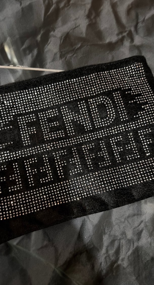 Siyah Deri Kadın El Çantası Payetli - Görsel 4