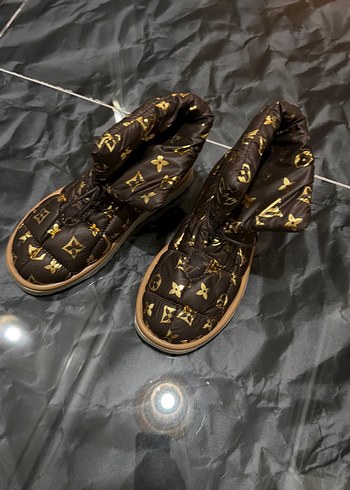 Kahverengi Nakışlı Kadın Platform Bot - Görsel 9