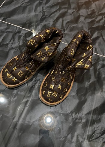 Kahverengi Nakışlı Kadın Platform Bot - Görsel 10