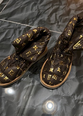 Kahverengi Nakışlı Kadın Platform Bot - Görsel 2