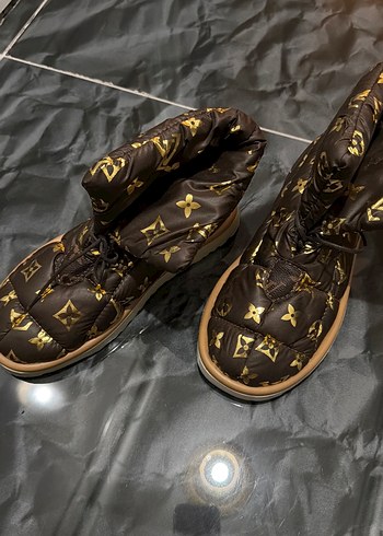 Kahverengi Nakışlı Kadın Platform Bot - Görsel 5