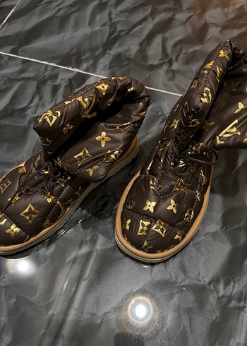 Kahverengi Nakışlı Kadın Platform Bot - Görsel 4