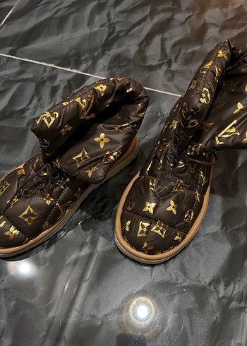 Kahverengi Nakışlı Kadın Platform Bot - Görsel 3