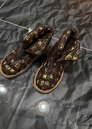 Kahverengi Nakışlı Kadın Platform Bot - Görsel 8