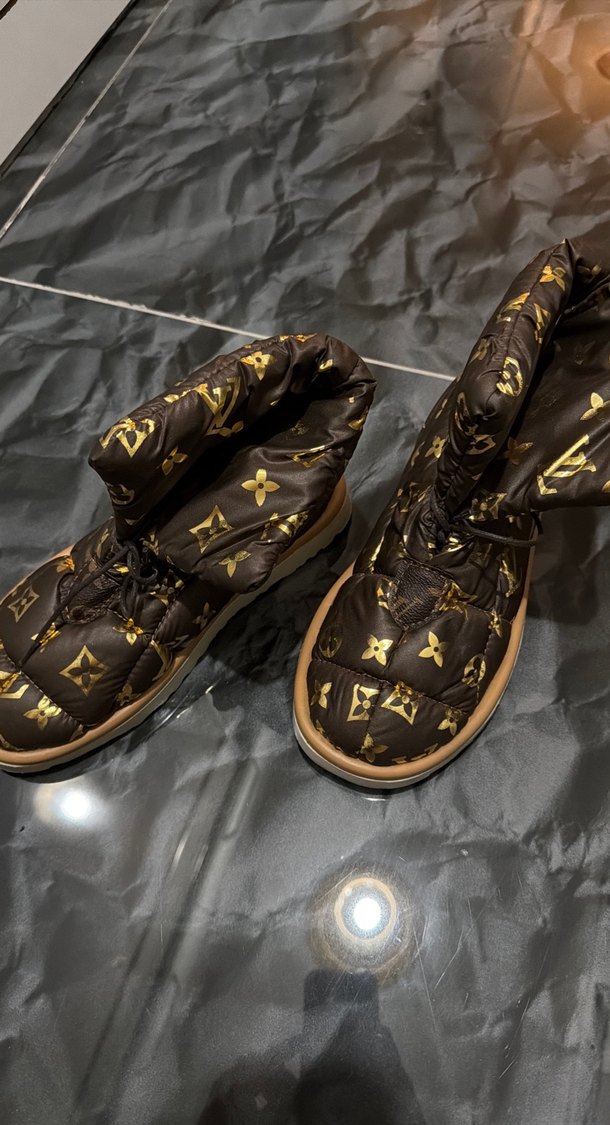 Kahverengi Nakışlı Kadın Platform Bot - Görsel 2