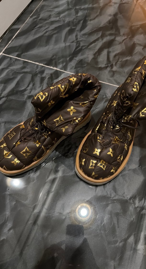 Kahverengi Nakışlı Kadın Platform Bot - Görsel 5