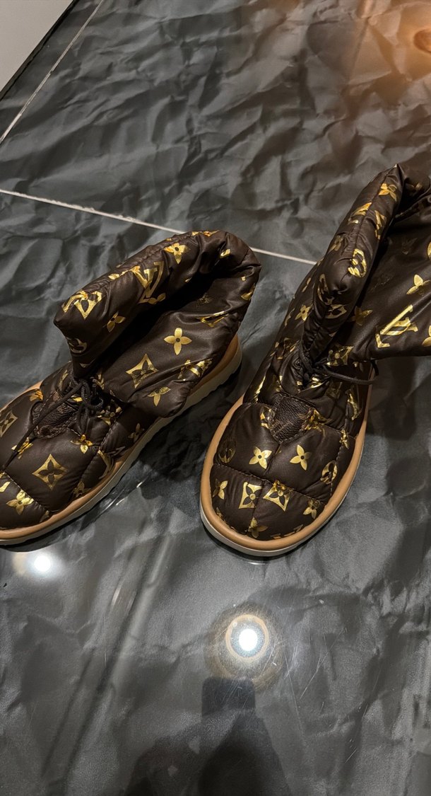 Kahverengi Nakışlı Kadın Platform Bot - Görsel 3