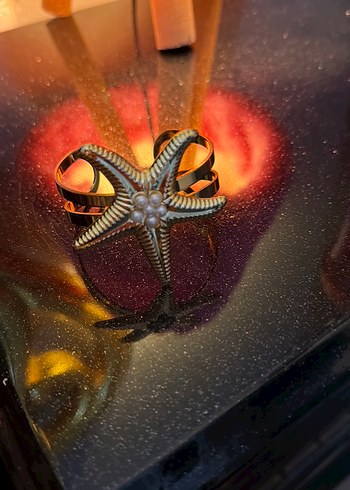 Turuncu Boncuklu Deniz Yıldızı Saç Aksesuarı - Görsel 9