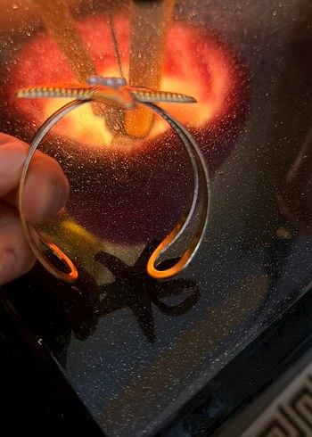 Turuncu Boncuklu Deniz Yıldızı Saç Aksesuarı - Görsel 2