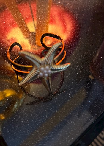 Turuncu Boncuklu Deniz Yıldızı Saç Aksesuarı - Görsel 6