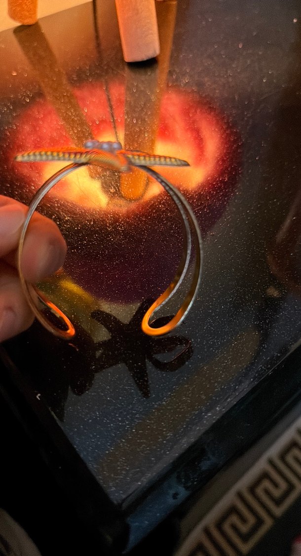 Turuncu Boncuklu Deniz Yıldızı Saç Aksesuarı - Görsel 2