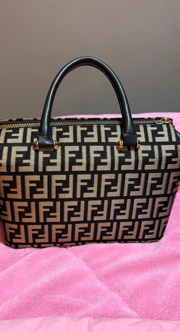 Klasik Desenli Kadın Omuz Çantası - Görsel 2