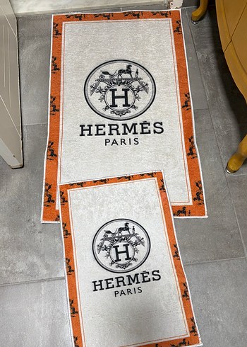Hermes Paris Bohem Tarzı Baskılı Havlu - Görsel 2