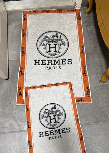 Hermes Paris Bohem Tarzı Baskılı Havlu - Görsel 3
