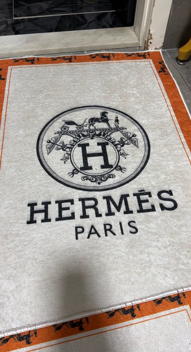 Hermes Paris Bohem Tarzı Baskılı Havlu - Görsel 5