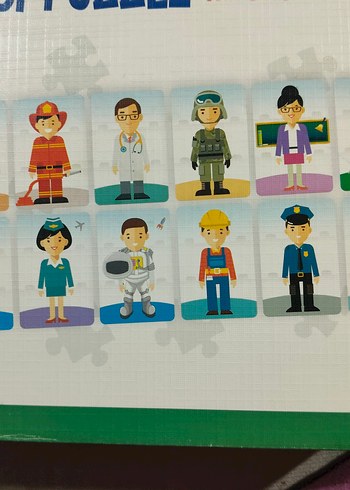 Meslekler Eğitici Puzzle - Görsel 4