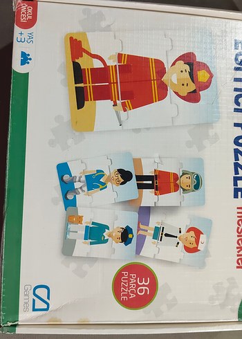 Meslekler Eğitici Puzzle - Görsel 2