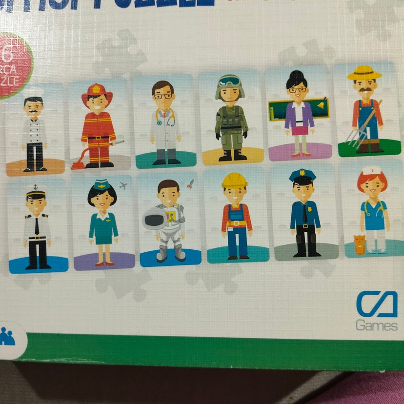 Meslekler Eğitici Puzzle - Görsel 4