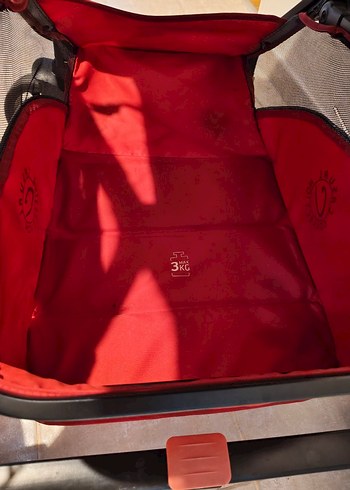 Koyu Kırmızı Casual Bebek Arabası - Görsel 8