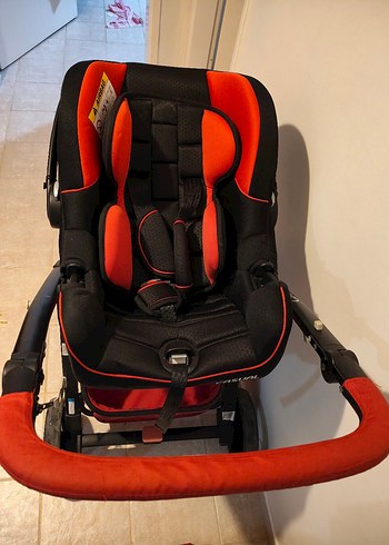 Koyu Kırmızı Casual Bebek Arabası - Görsel 7