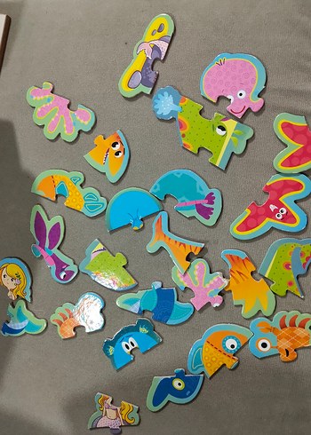 Deniz Canlıları Çocuk Puzzle - Görsel 3