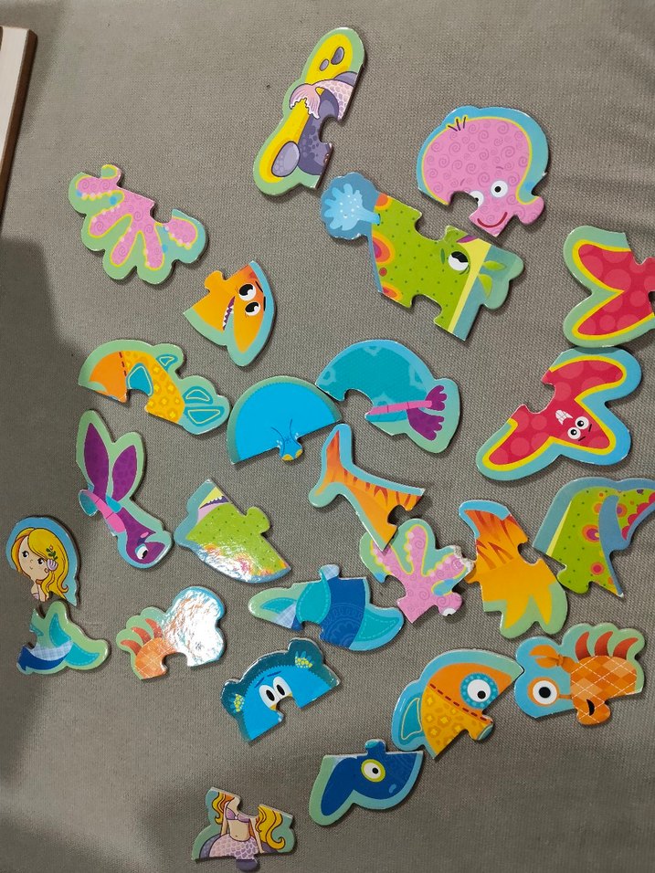 Deniz Canlıları Çocuk Puzzle - Görsel 3