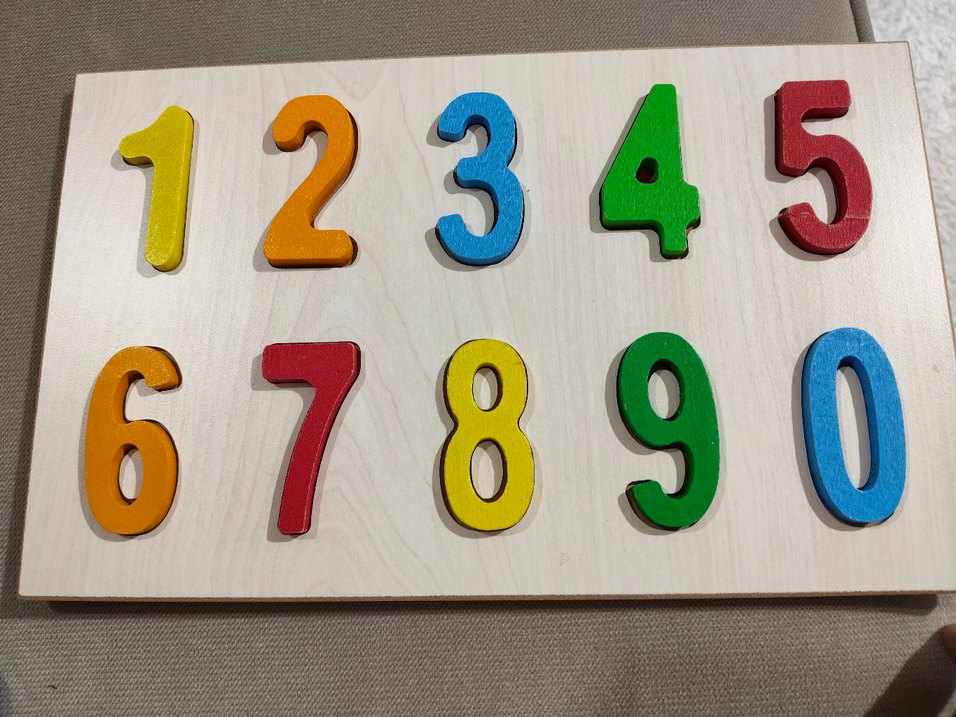 ahşap sayılar puzzle - Görsel 5