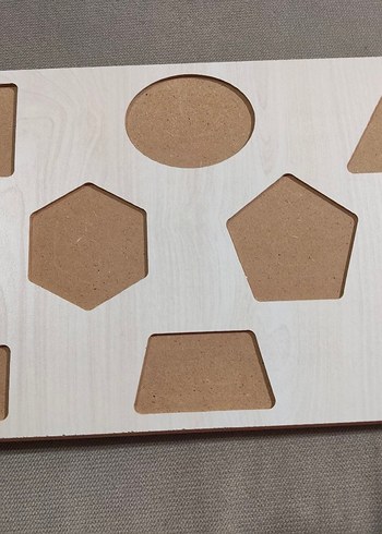 ahşap şekiller puzzle - Görsel 2