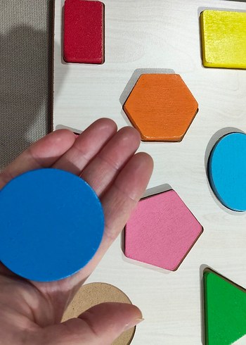 ahşap şekiller puzzle - Görsel 3