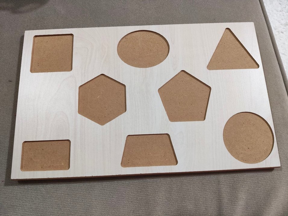 ahşap şekiller puzzle - Görsel 2