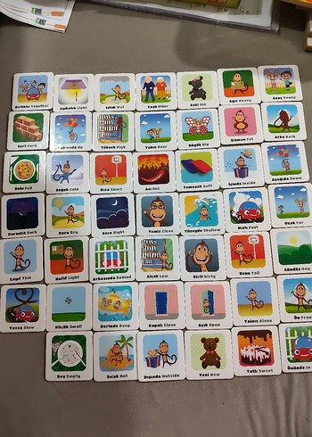 zıt kavramlar oyun kartları - Görsel 4