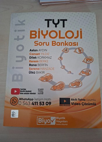 TYT Biyoloji Soru Bankası - Biyotık Yayınları