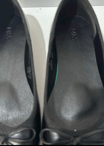 Siyah Fiyonk Detaylı Kadın Düz Ayakkabı - Görsel 4