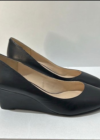 Siyah Dolgu Topuklu Kadın Stiletto - Görsel 2