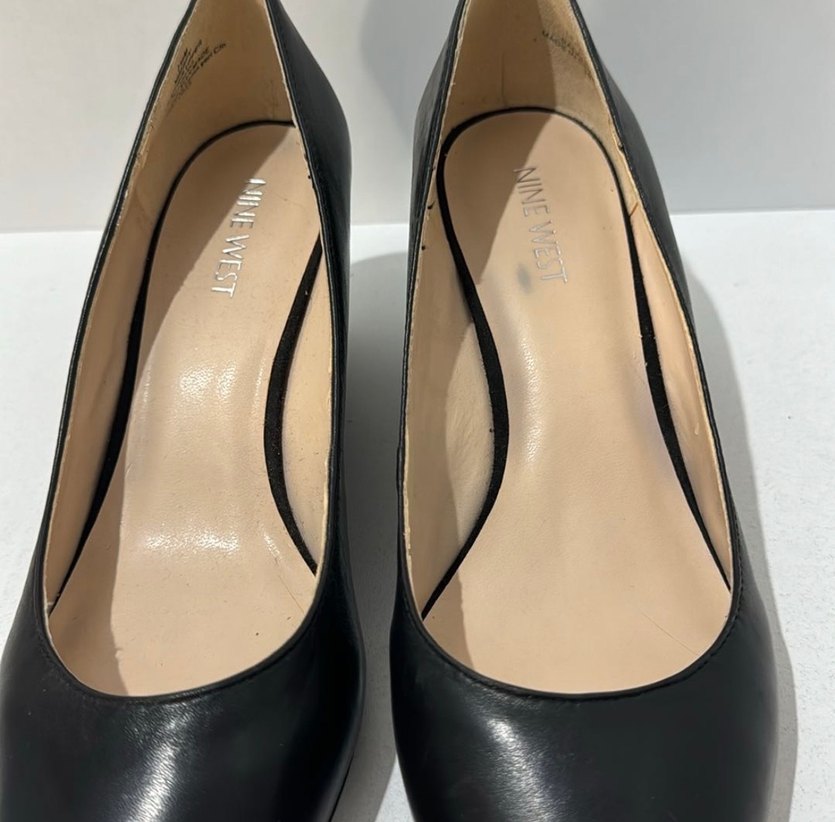 Siyah Dolgu Topuklu Kadın Stiletto - Görsel 5