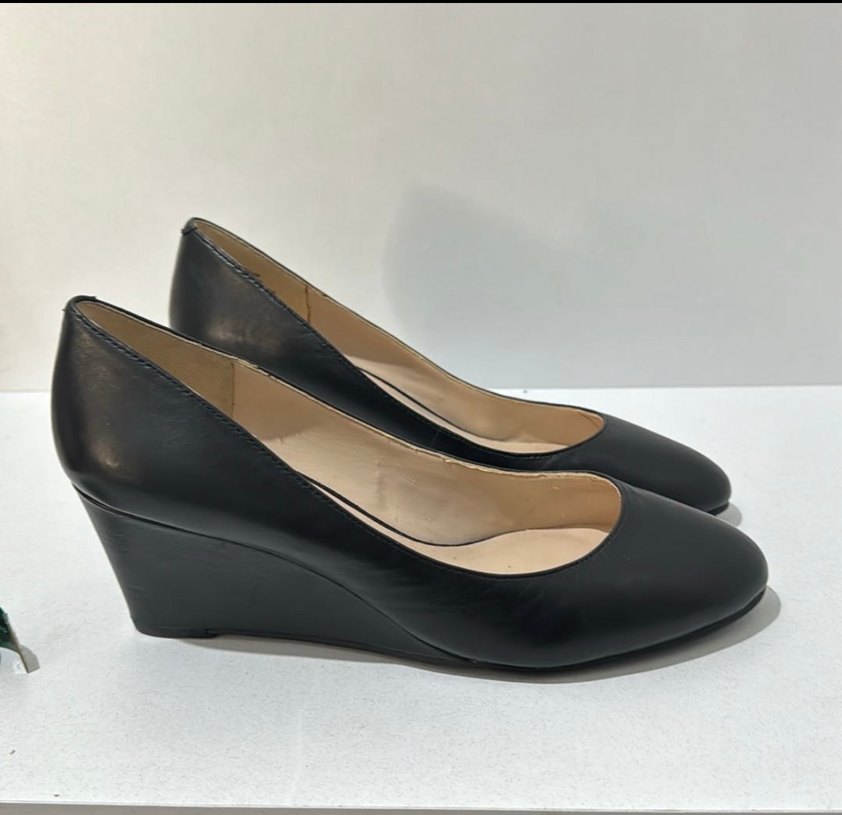 Siyah Dolgu Topuklu Kadın Stiletto - Görsel 2