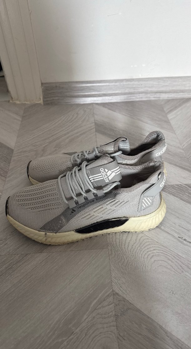 Gri Bağcıklı Kadın Spor Ayakkabı - Görsel 2