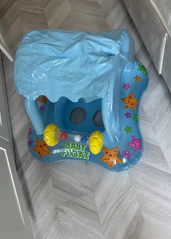 Renkli Mavi Şişme Çocuk Deniz Koltuğu - Görsel 3