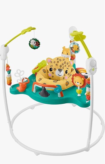 Fisher Price Sahibinden Fisher Price Işıklı Ve Sesli Leopar Jumperoo Bebek