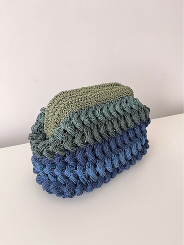 El Örgüsü Burslu Clutch / Portföy Çanta