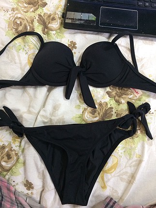 34 Beden Siyah bikini penti