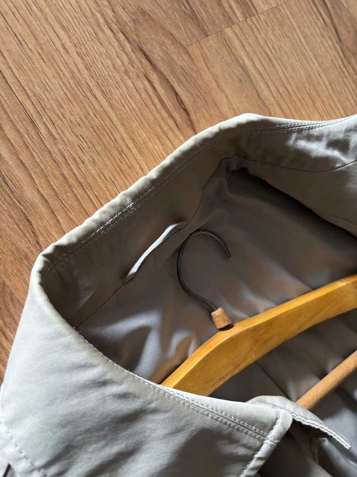 Düğmeli Bej Midi Erkek Trençkot - Görsel 3