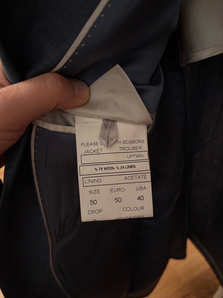 Uptown Erkek Mavi Ceket - Görsel 3