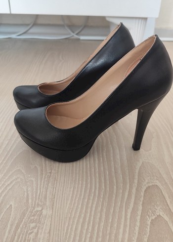 36 Beden Klasik Siyah platform Stiletto