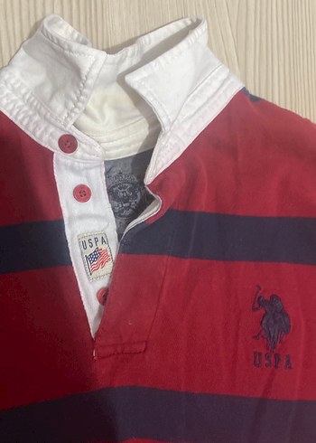 Bordo Uzun Kollu Polo Tişört - Görsel 2