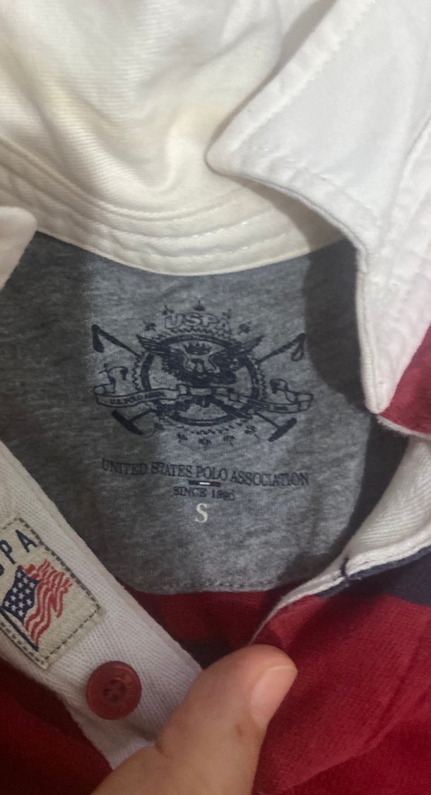 Bordo Uzun Kollu Polo Tişört - Görsel 3