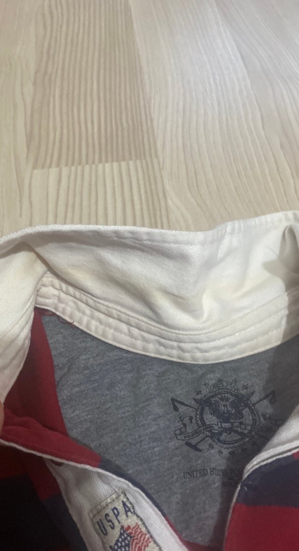 Bordo Uzun Kollu Polo Tişört - Görsel 4